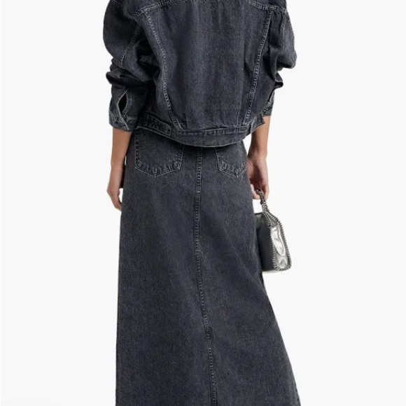 NWT! SLVRLAKE Dallas denim maxi skirt - Picture 2 of 10